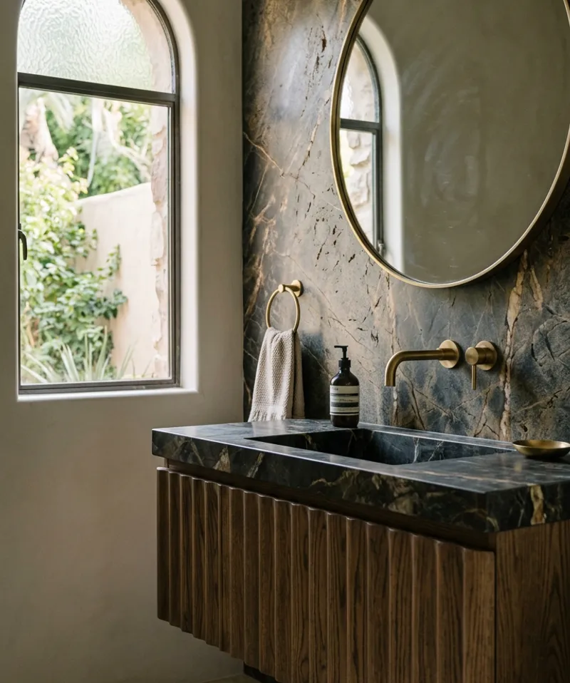 Arcadia Luxury Powder Room Interior Designer