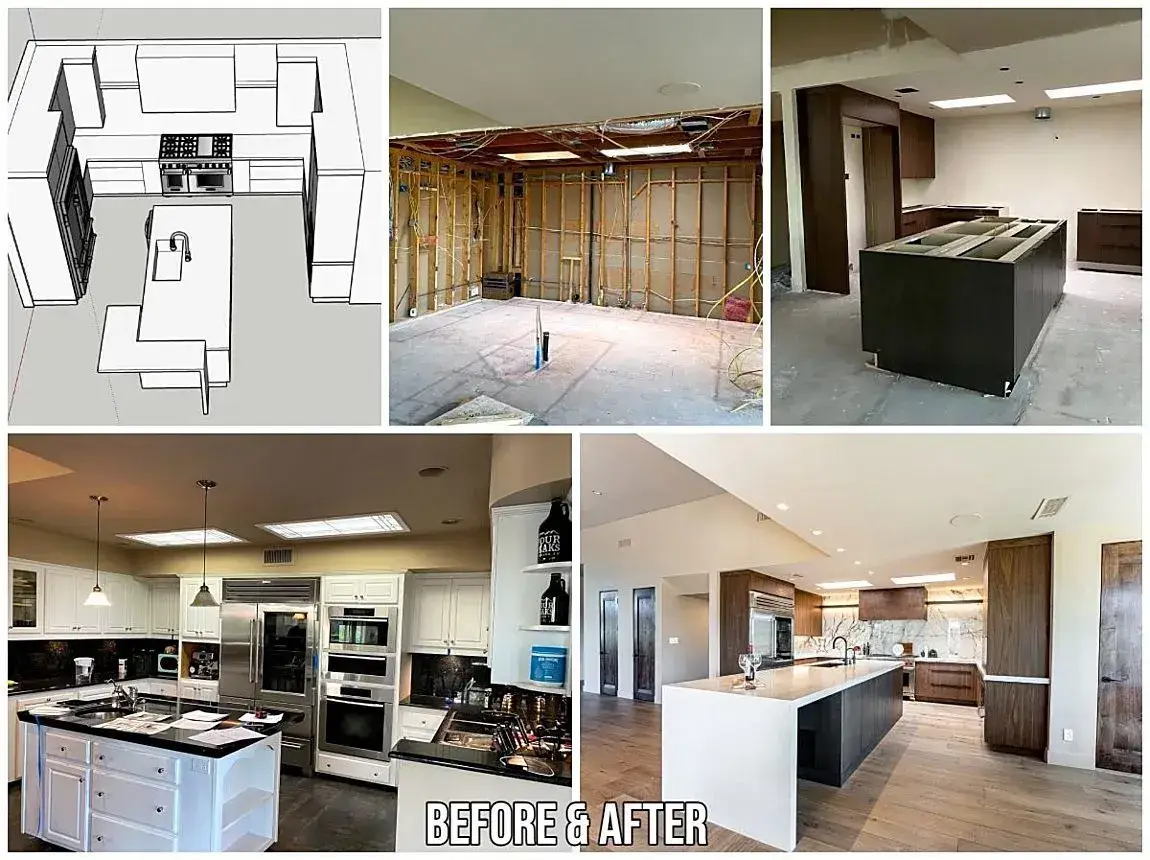 Palm Beach luxury home remodel and interior design, before and after