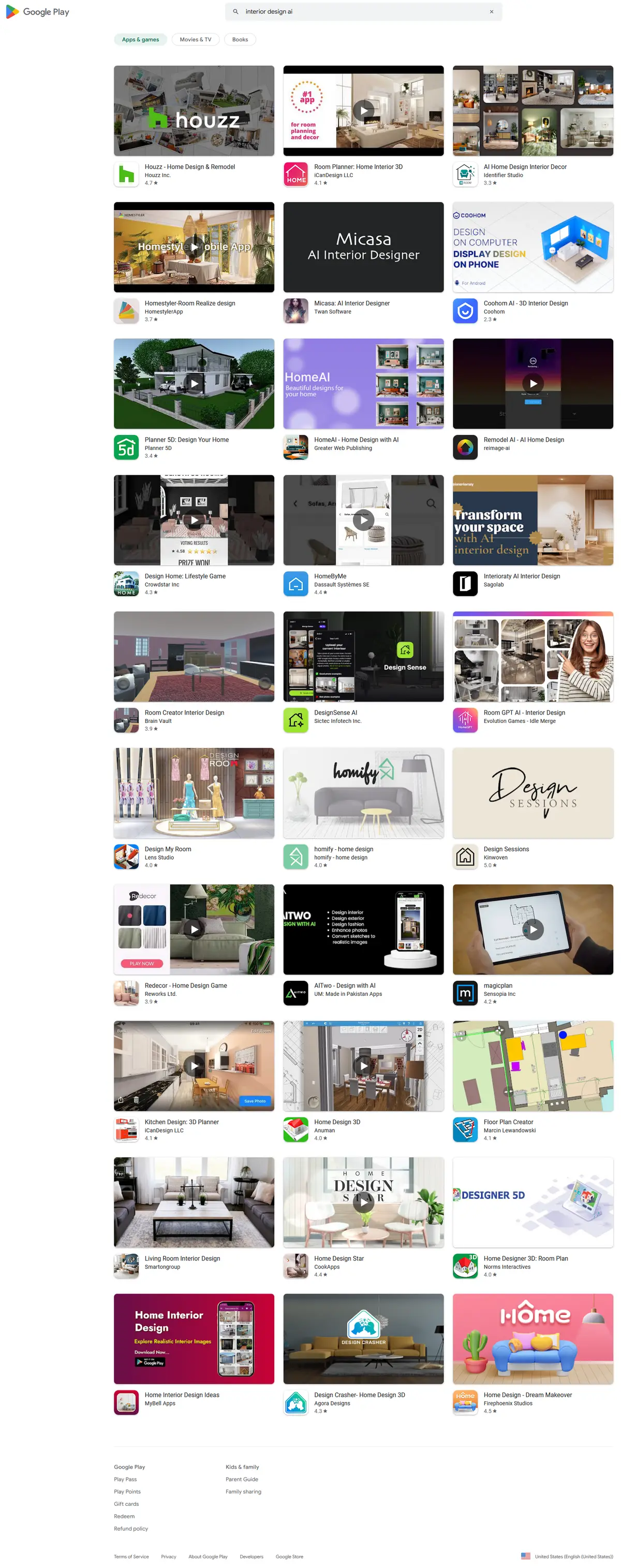 Interior Design App AI Interior Design App AI